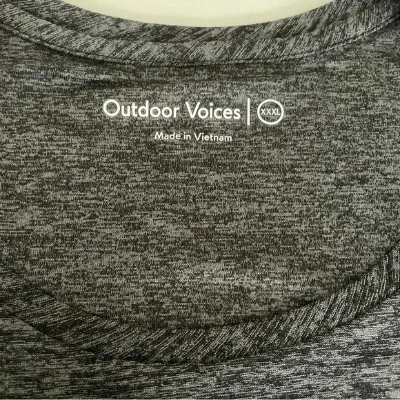 Outdoor Voices All Day Tank 3XL Charcoal Hike Walk Gym - Picture 5 of 10
